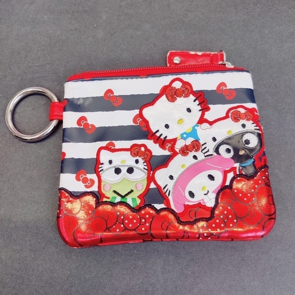 Y2K Hello Kitty Doll Denim & Gingham + Free Collection: Purse, PEZ Box, Coin Bag - Picture 4 of 16